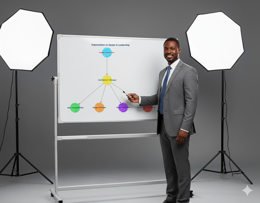 Tableau magnétique double face sur roulettes 120x90 cm