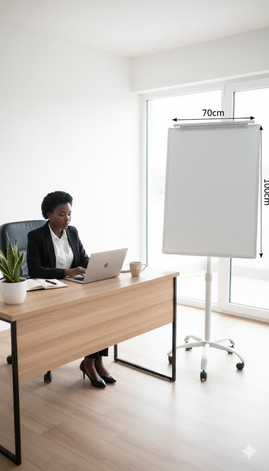 Tableau Magnétique Mobile sur Roulettes – 70x100 cm