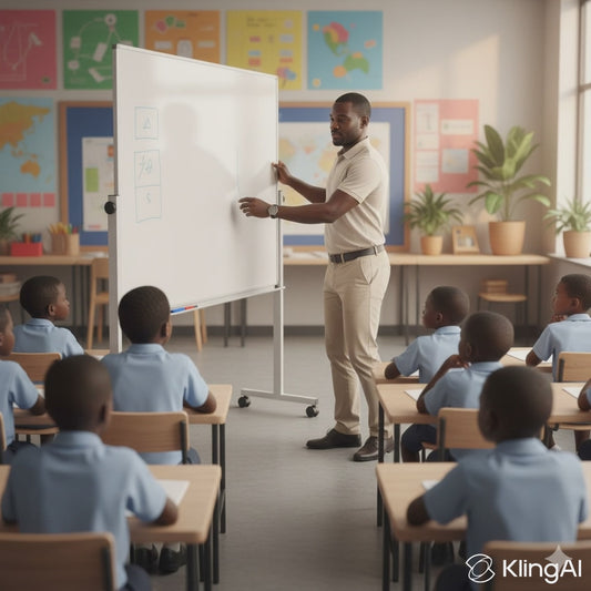 Tableau Mobile Double Face – Magnétique, Pivotant & Ultra-Stable